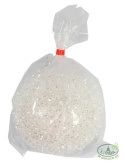 Bombka plastikowa "jeżyk" biały 150mm (O)
