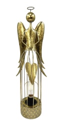 Anioł metalowy 55cm z sercem i oświetleniem (TY0219)-20%