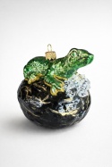Morozko Ornament: Lizard on a Stone (164)