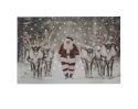 LED Picture: Santa with Reindeer (481334)