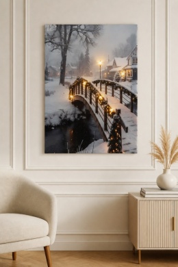 LED Picture: Christmas Bridge (481344)