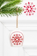 Dzwonek metalowy LED biały (541485)