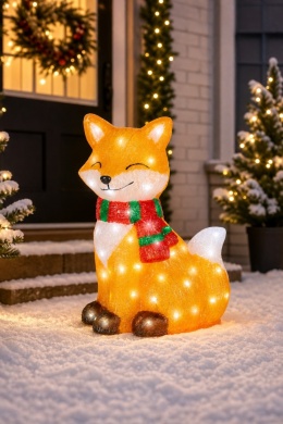 Acrylic fox, 80 LEDs (493813)