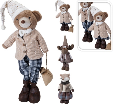 Renifer pluszowy stojący 62cm (547341)