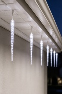 Kurtynka sople lodowe 72LED zimne 8f. timer 6,9m (AX8103100)