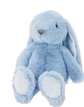 Plush rabbit 40cm blue long ears small (504273)
