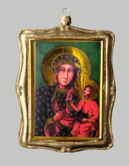 Bauble form: Image of the Blessed Virgin Mary (298) D