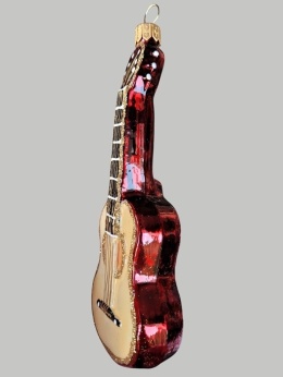 Bauble form: Guitar brown and beige (240) D