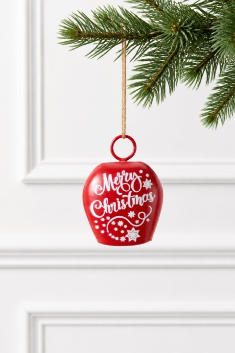 Medium red metal bell (541484)