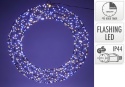 Wianek metalowy 50cm 480LED mix ciepłe zimne flash (AX5393510)