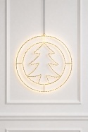 Kontur choinka w bombce 285LED ciepłe fi 52cm flash timer (AMZ130370)