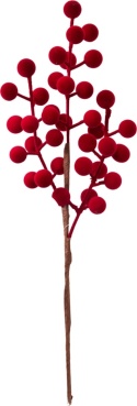 Burgundy velvet berry spray (546534)