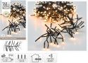 Girlanda świetlna 768LED dł.5,5m biała ciepła czarny przewód(AX8550130)