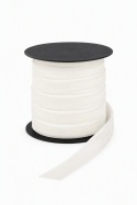 Ecru velour ribbon on a spool 200 x 0.8 cm (554812)