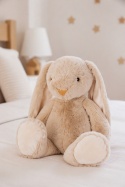 Królik pluszowy 40cm beżowy długie uszy mały (543271)