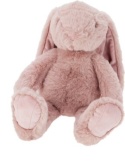 Small pink plush rabbit with long ears, 40 cm (543271)