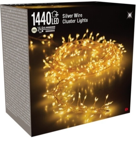 Garland on wire 1440LED warm white (AX5700140)