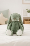 Pluszowy królik 40 cm, zielony, z długimi uszami, mały (543271)
