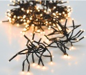 768LED light garland, length 5.5m, warm white, black wire (AX8550130)