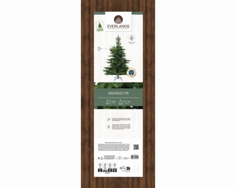 Choinka sztuczna Grandis fir zielona 150cm fi 112cm (681450)