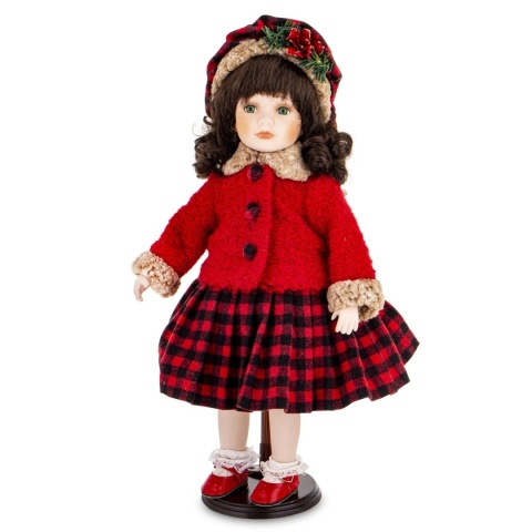 Lalka kolekcjonerska 48cm na stojaku (181982)