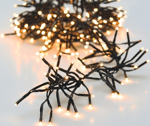 Light garland 1512LED, length 11m, very warm, black wire (AGL550150)