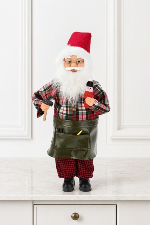 Santa Claus 45cm "carpenter" (177561)