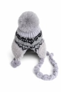 Alpine hat gray with braids (600150599)