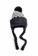Black alpine hat with braids (600150599)
