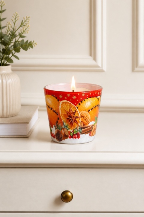 Bartek Candles large scented candle in glass, 30-hour burn time, 115g