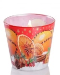 Bartek Candles large scented candle in glass, 30-hour burn time, 115g