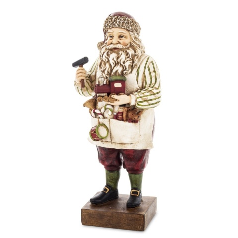 Retro Santa toy factory, polyresin (170837)