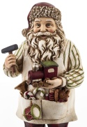 Retro Santa toy factory, polyresin (170837)