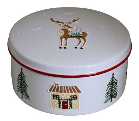Pojemnik ceramiczny ręcznie malowana duży (8273)