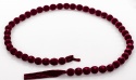 Girlanda z bombek 6cm burgund welur (186222)