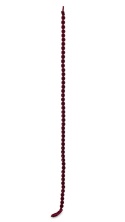 Girlanda z bombek 6cm burgund welur (186222)