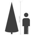Choinka sztuczna Grandis fir zielona 270cm fi 172cm (684218)