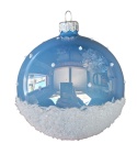 Baubles 120 decorated ornament pack of 4: WINTER FUNNY