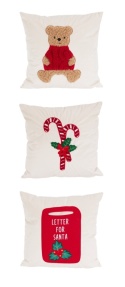 40x40cm beige letterbox cushion (520228)
