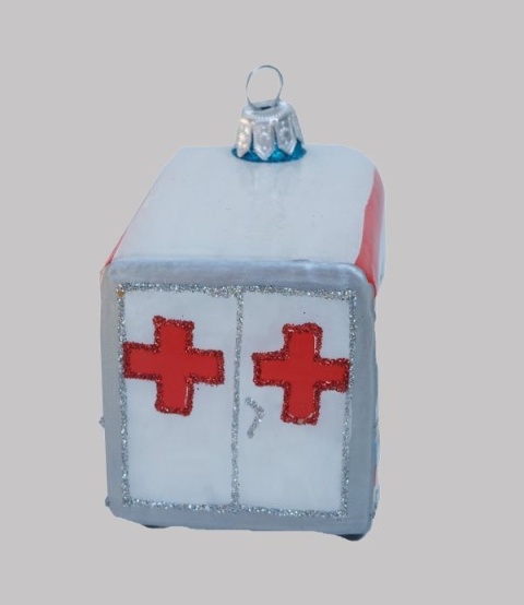 Bombka formowa: Ambulans (335) SZW