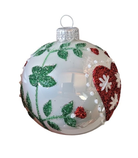Baubles 80 decorated pack of 6 pieces FOR A FOLK NOTE