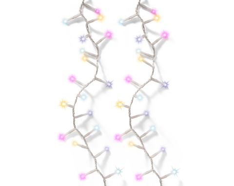 Lampki 1000 LED Soft Glow pastelowe 22,5mb (495682)