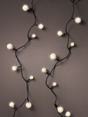 240-LED warm white globe lights, indoor/outdoor, length 18m (494647)