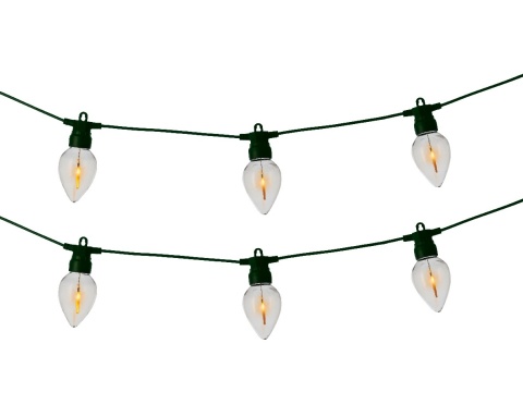 Party Light 8LED burning sparklers (490160) length 3.5m timer internal/external power supply