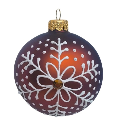 Bombki 120 dekorowane ornament op.4szt.: KOLEKCJA PIERNIKOWA-20%