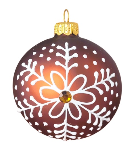 Bombki 120 dekorowane ornament op.4szt.: KOLEKCJA PIERNIKOWA-20%
