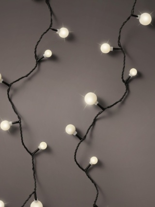 Lampki 240LED kuleczki białe ciepłe wew/zew dł.18m (494647)