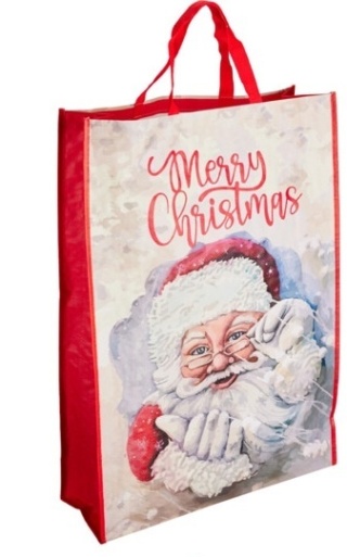 Torba świąteczna XXL Mikołaj Merry Christmas (540966)