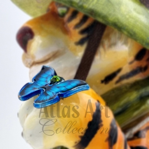 Bombka Atlas Art: Tygrys turysta (00625AA)