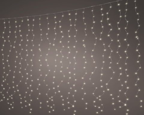 Kurtyna drucik 200x190cm 400LED ciepła timer (496828)